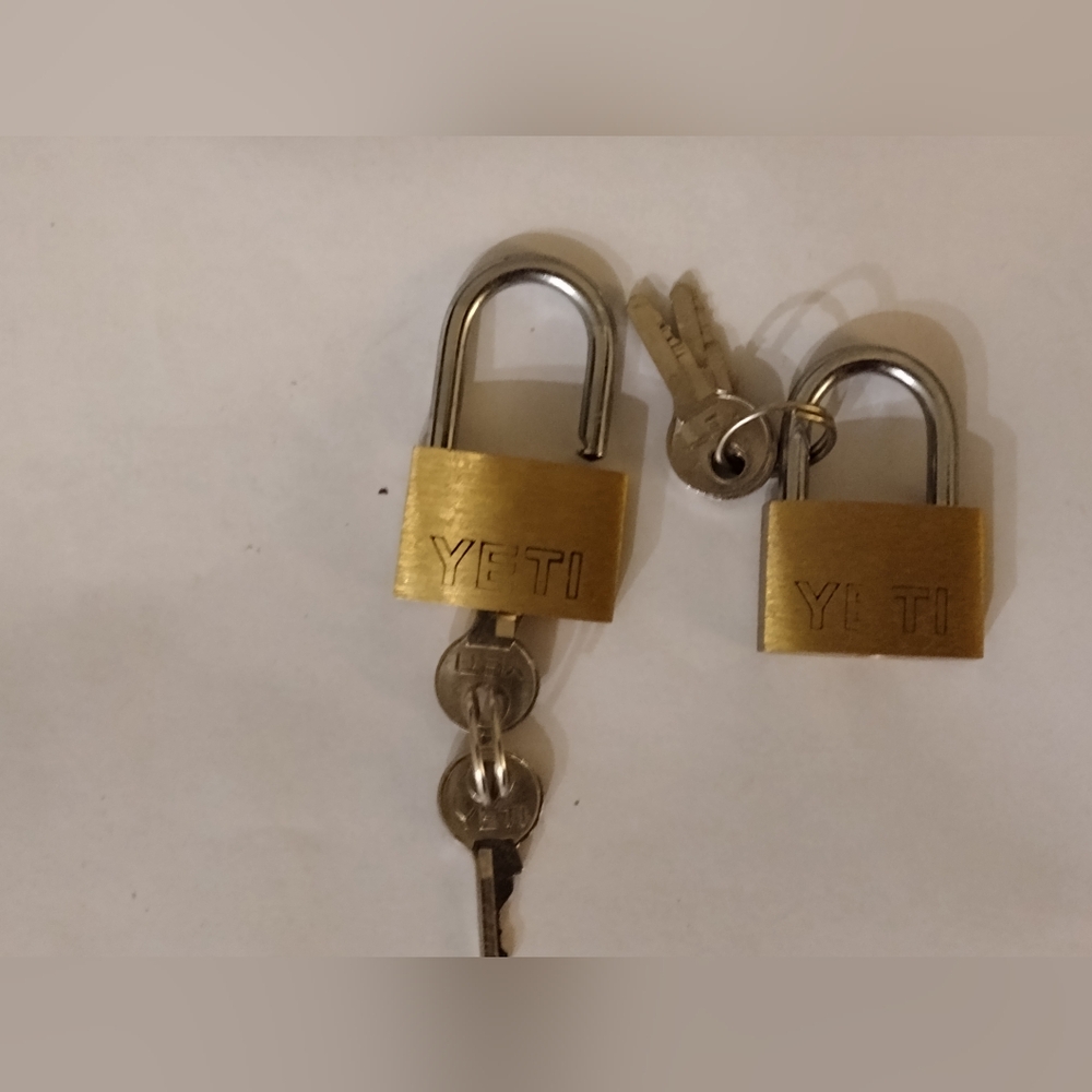 Two Small Yeti Padlocks